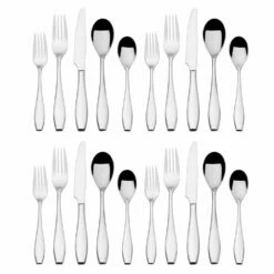 Top 10 ✨ Mikasa® Cayden 20 Piece Flatware Set, Service for 4 🔔 -Mikasa Sales 2023 cayden 20 piece flatware set service for 4 5277699 3