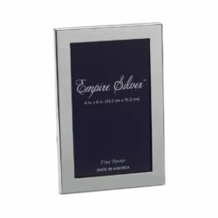 Promo 🎁 Empire Silver™ Channel Back Pewter Picture Frame ⌛