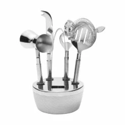 Promo 👍 Mikasa® Cheers® 6 Piece Stainless Steel Bar Tool Set 🧨