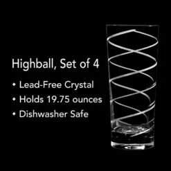 Flash Sale 😍 Mikasa® Cheers® Set of 4 Highball Glasses 🎁 -Mikasa Sales 2023 cheers set of 4 highball glasses SW910 412 9