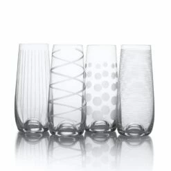 Cheap 🛒 Mikasa® Cheers® Set of 4 Stemless Flute Glasses 😉