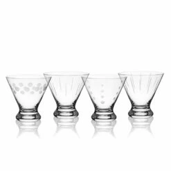 Top 10 💯 Mikasa® Cheers® Set of 4 Stemless Martini Glasses 🤩