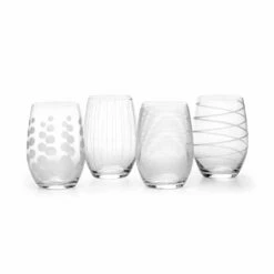 Best reviews of 👏 Mikasa® Cheers® Set of 4 Stemless Wine Glasses ❤️