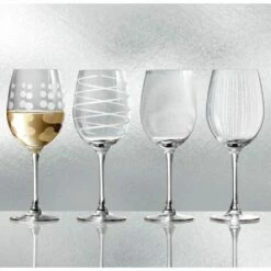 Discount 🌟 Mikasa® Cheers® Set of 4 White Wine Glasses ✨ -Mikasa Sales 2023 cheers set of 4 white wine glasses SW910 403 2