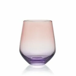 Best deal 🤩 Mikasa® Chroma Set of 4 Stemless Wine Glasses 🤩 -Mikasa Sales 2023 chroma set of 4 stemless wine glasses 5296485 4