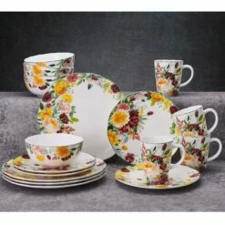 Best Pirce 🥰 Mikasa® Clara 16 Piece Dinnerware Set, Service for 4 🧨 -Mikasa Sales 2023 clara 16 piece dinnerware set service for 4 5289241 2