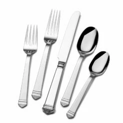 Best Sale 👍 Towle® Colonnade 45 Piece Flatware Set, Service for 8 🛒