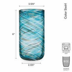 Discount 🛒 Mikasa® Color Swirl Set of 4 Highball Glasses 👍 -Mikasa Sales 2023 color swirl set of 4 highball glasses 5294221 3