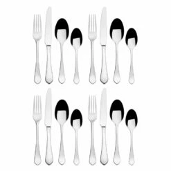 Best deal 💯 Mikasa® Colson 16 Piece Flatware Set, Service for 4 😉 -Mikasa Sales 2023 colson 16 piece flatware set service for 4 5292123 7