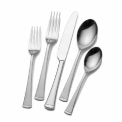 Deals 💯 Gourmet Basics® Contempo 45 Piece Flatware Set, Service for 8 😍