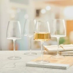 Hot Sale 😉 Mikasa® Cora Set of 4 White Wine Glasses 😀 -Mikasa Sales 2023 cora set of 4 white wine glasses 5294242 3