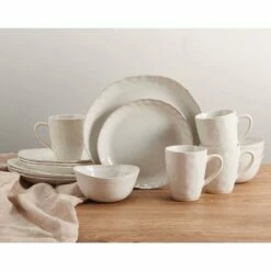 Best deal ❤️ Mikasa® Cora White 16 Piece Dinnerware Set, Service for 4 😉 -Mikasa Sales 2023 cora white 16 piece dinnerware set service for 4 5280929 2