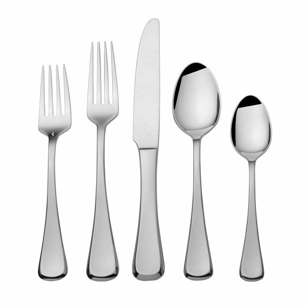 Best Sale 😉 Mikasa® Cosmo Satin 65 Piece Flatware Set, Service for 12 💯 3 Best Sale 😉 Mikasa® Cosmo Satin 65 Piece Flatware Set, Service for 12 💯