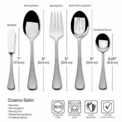 Best Sale 😉 Mikasa® Cosmo Satin 65 Piece Flatware Set, Service for 12 💯 15 Best Sale 😉 Mikasa® Cosmo Satin 65 Piece Flatware Set, Service for 12 💯 -Mikasa Sales 2023 cosmo satin 65 piece flatware set service for 12 5286112 7