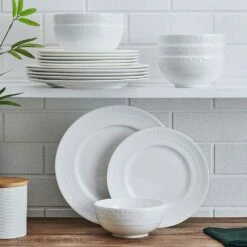 Cheapest 😍 Mikasa® Crown 18 Piece Dinnerware Set, Service for 6 🤩 -Mikasa Sales 2023 crown 18 piece dinnerware set service for 6 5293969 3