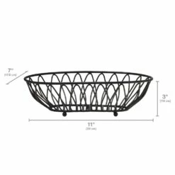 Hot Sale ✨ Gourmet Basics® Dahlia Oval Bread Basket 🎉 -Mikasa Sales 2023 dahlia oval bread basket 5288637 4