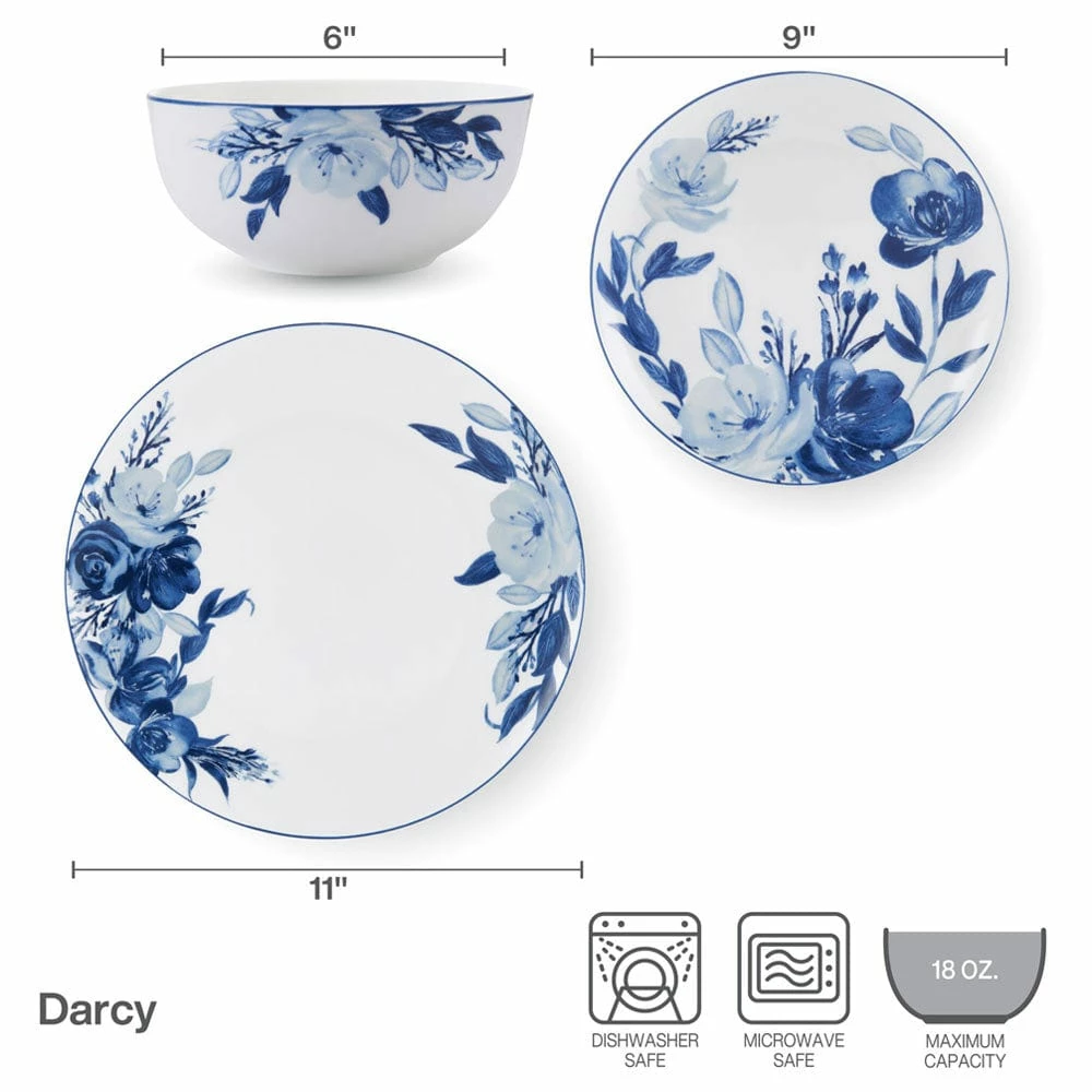 Brand new ⭐ Mikasa® Darcy 12 Piece Dinnerware Set, Service for 4 💯 6 Brand new ⭐ Mikasa® Darcy 12 Piece Dinnerware Set, Service for 4 💯 - Image 4