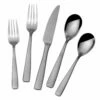 Discount ❤️ Mikasa® Delano Satin 20 Piece Flatware Set, Service for 4 🎁 -Mikasa Sales 2023 delano satin 20 piece flatware set service for 4 5173093 1