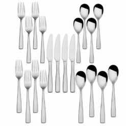 Discount ❤️ Mikasa® Delano Satin 20 Piece Flatware Set, Service for 4 🎁 -Mikasa Sales 2023 delano satin 20 piece flatware set service for 4 5173093 5