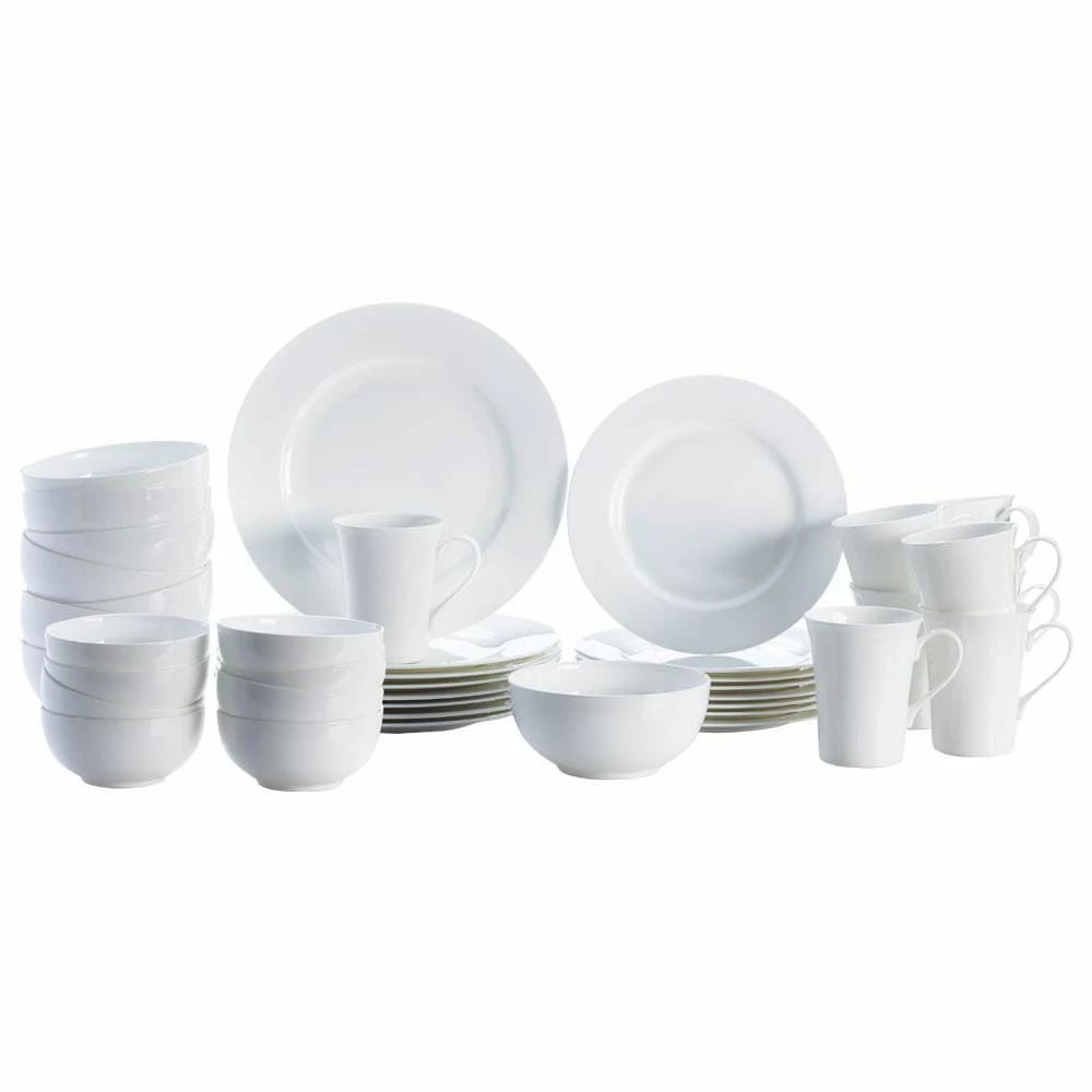 New 🎉 Mikasa® Delray 40 Piece Dinnerware Set, Service for 8 🌟 3 New 🎉 Mikasa® Delray 40 Piece Dinnerware Set, Service for 8 🌟