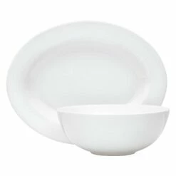 New 😀 Mikasa® Delray Oval Platter and Serve Bowl Set 😉