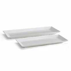 Buy 🤩 Mikasa® Delray Set of 2 Bread Trays 👏