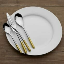 Brand new 😀 Mikasa® Duval Forged 16 Piece Flatware Set, Service for 4 ✨ -Mikasa Sales 2023 duval forged 16 piece flatware set service for 4 5291355 3