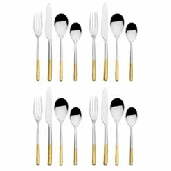 Brand new 😀 Mikasa® Duval Forged 16 Piece Flatware Set, Service for 4 ✨ -Mikasa Sales 2023 duval forged 16 piece flatware set service for 4 5291355 5