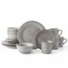 Buy 👏 Mikasa® Ellie Grey 16 Piece Dinnerware Set, Service for 4 🥰 -Mikasa Sales 2023 ellie grey 16 piece dinnerware set service for 4 5287888 1