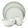 Budget 🌟 Mikasa® Elura Gray 4 Piece Place Setting 🎉 -Mikasa Sales 2023 elura gray 4 piece place setting 5263424 1