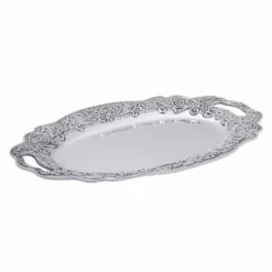 Flash Sale 🔥 Wilton Armetale® English Cottage Oval Tray with Handles 👏