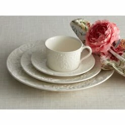 Discount 😍 Mikasa® English Countryside Teacup and Saucer 😍 -Mikasa Sales 2023 english countryside teacup and saucer 5184451 2