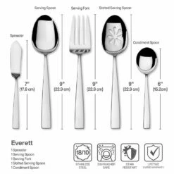 Best deal ⌛ Mikasa® Everett 101 Piece Flatware Set, Service for 12 ✨ -Mikasa Sales 2023 everett 101 piece flatware set service for 12 5276418 5