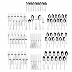 Best deal ⌛ Mikasa® Everett 101 Piece Flatware Set, Service for 12 ✨ -Mikasa Sales 2023 everett 101 piece flatware set service for 12 5276418 7