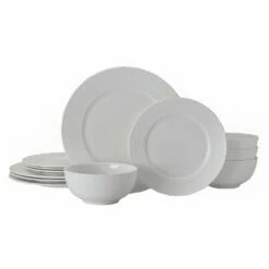 Best reviews of 😀 Mikasa® Finn 12 Piece Dinnerware Set, Service for 4 🔔