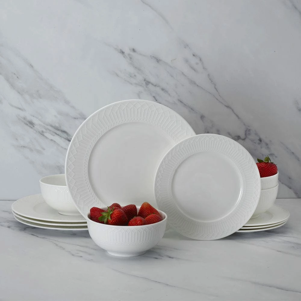 Best reviews of 😀 Mikasa® Finn 12 Piece Dinnerware Set, Service for 4 🔔 5 Best reviews of 😀 Mikasa® Finn 12 Piece Dinnerware Set, Service for 4 🔔 - Image 3