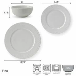 Best reviews of 😀 Mikasa® Finn 12 Piece Dinnerware Set, Service for 4 🔔 13 Best reviews of 😀 Mikasa® Finn 12 Piece Dinnerware Set, Service for 4 🔔 -Mikasa Sales 2023 finn 12 piece dinnerware set service for 4 5292178 4
