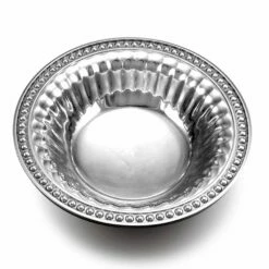 Best Sale 👏 Wilton Armetale® Flutes & Pearls Snack Bowl 💯
