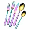 Discount 😍 Towle® Living Forged Rainbow Dream 20 Piece Flatware Set, Service for 4 ✔️ -Mikasa Sales 2023 forged dream rainbow 20 piece flatware set service for 4 5243468 1
