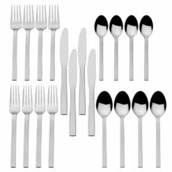 Promo ✨ Towle® Living Forged Graciela 20 Piece Flatware Set, Service for 4 ⌛ -Mikasa Sales 2023 forged graciela 20 piece flatware set service for 4 5259480 4