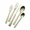 Outlet ✔️ Mikasa® Forged Petra Satin Gold 20 Piece Flatware Set, Service for 4 🎁