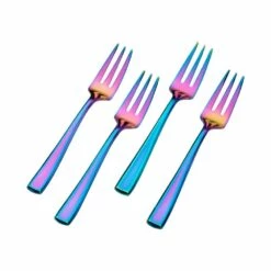 Wholesale 🥰 Towle® Living Forged Rainbow Dream Set of 4 Appetizer Forks 🤩