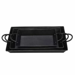 Coupon ⭐ Mikasa® Galvanized 3 Piece Serving Tray Set 😉 -Mikasa Sales 2023 galvanized 3 piece serving tray set 5280270 5