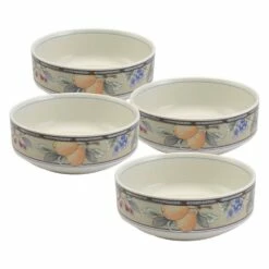 Discount 🌟 Mikasa® Garden Harvest® Set of 4 Cereal Bowls 🌟