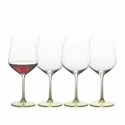Deals 🧨 Mikasa® Gianna Ombre Sage Set of 4 Red Wine Glasses 🥰