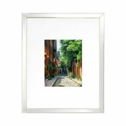 Cheapest 🥰 Mikasa® Gold Mirror 16 x 20 Floating Gallery Frame, Matted 8 x 10 🤩