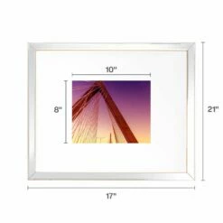 Cheapest 🥰 Mikasa® Gold Mirror 16 x 20 Floating Gallery Frame, Matted 8 x 10 🤩 -Mikasa Sales 2023 gold mirror 16 x 20 floating gallery frame matted 8 x 10 5280787 4