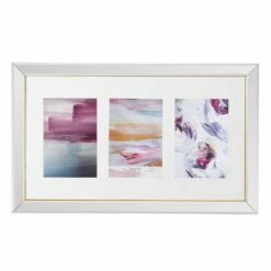 Promo 🛒 Mikasa® Gold Mirror 3 Openings Collage Floating Gallery Frame 😉