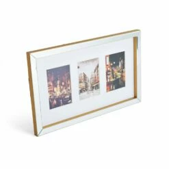 Best Pirce ✔️ Mikasa® Gold Mirror 3 Openings Collage Gallery Frame 🌟 -Mikasa Sales 2023 gold mirror 3 openings collage gallery frame 5256441 5