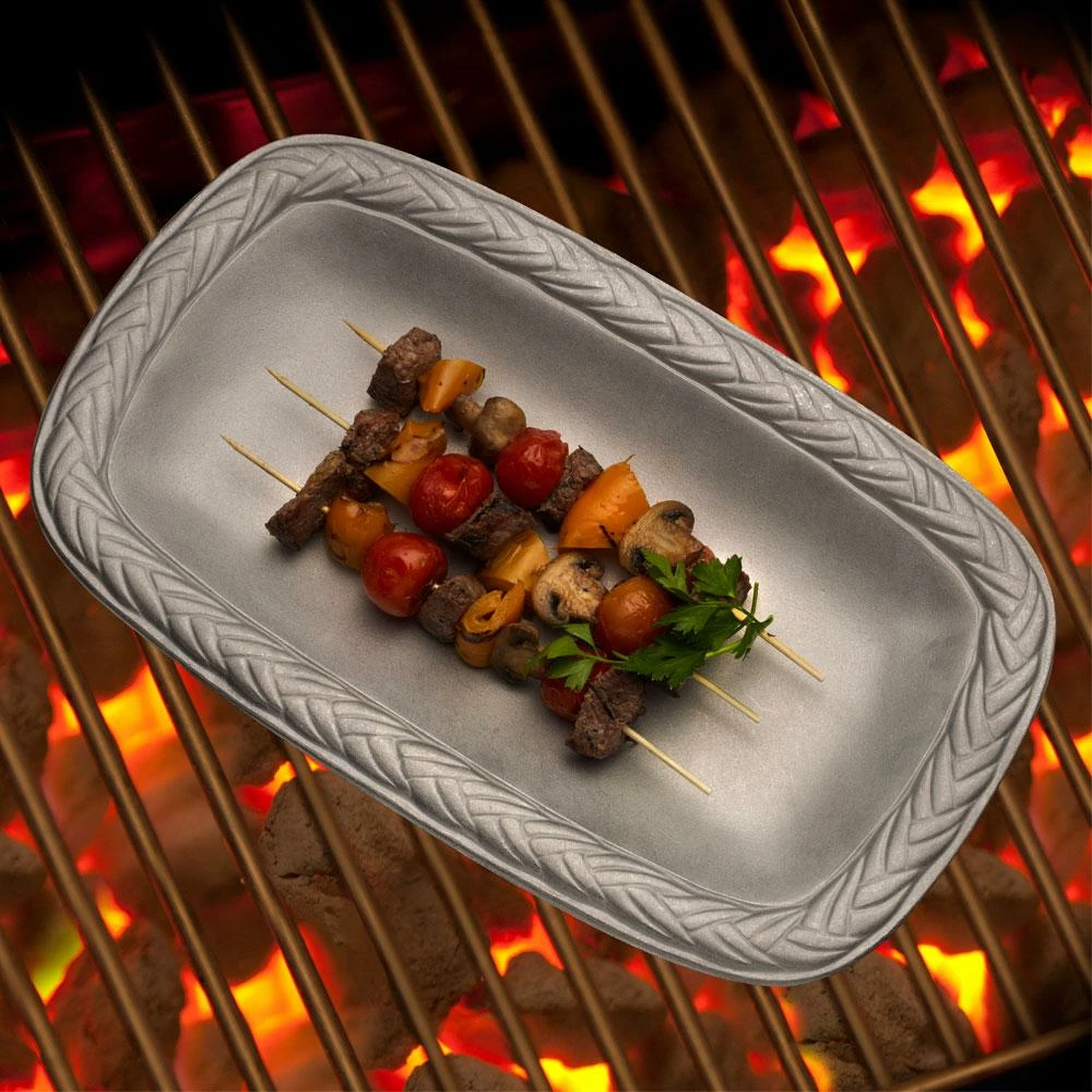 Wholesale 🌟 Wilton Armetale® Gourmet Grillware Grill Tray 👍 4 Wholesale 🌟 Wilton Armetale® Gourmet Grillware Grill Tray 👍 - Image 2